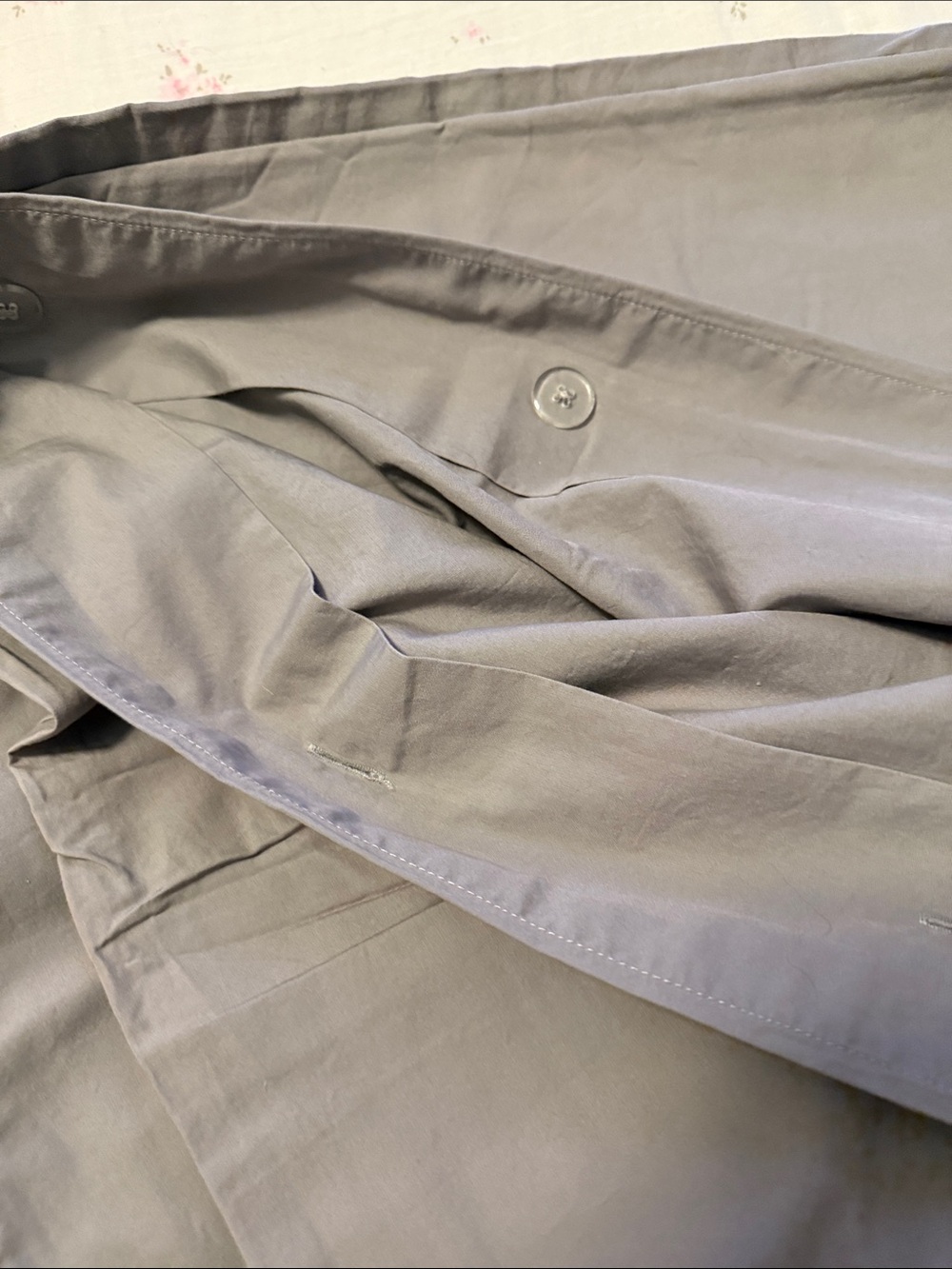 Classic Long Trench Coat - Stone Gray